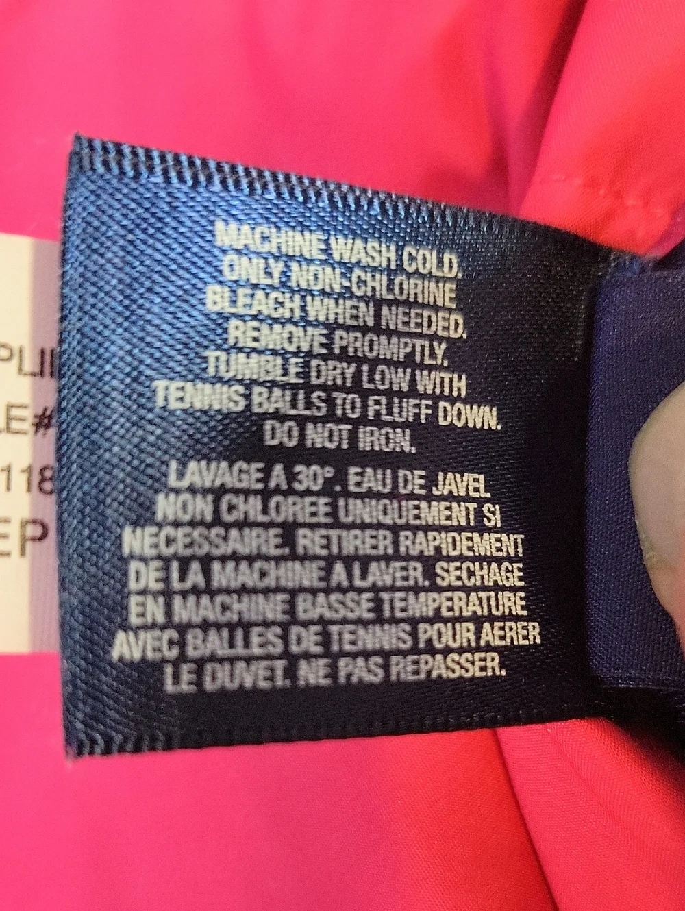Ralph Lauren Reversible Vest Pink/Orange Youth Sz. L(10-12) Mock Collar Full Zip